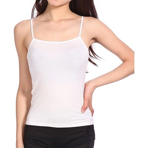 Women Sexy Top Elastic BacklessTank Top Spaghetti Strap Halter Top Comfortable Camisetas Mujer Womens Crop Tops