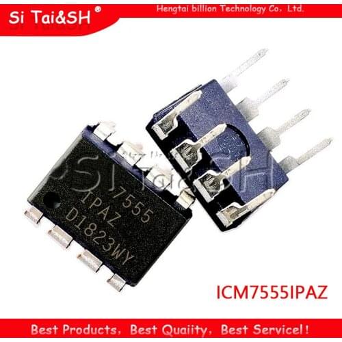 10pcs ICM7555IPAZ DIP-8 ICM7555 DIP 7555 ICM7555IPA DIP8