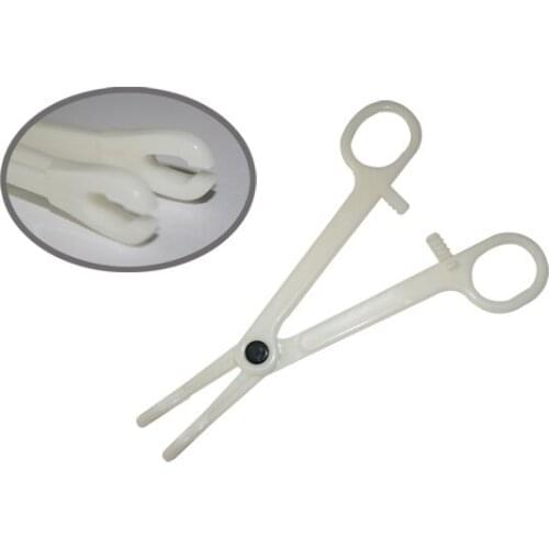 10pcs Professional Body Piercing Plier Body Ear Lip Navel Nose Tongue Disposable Piercing Forcep Tool Round Open Plier Clamp