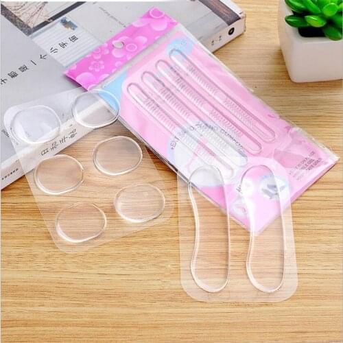 2/4/6pcs/Pack Clear Shoe Insert Pad Insole High quality Fashion Silicone Gel Heel Cushion Protector Shoe High Heels Grips Liner