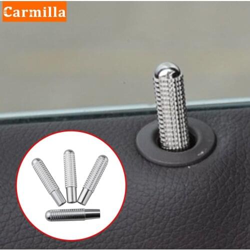 4Pcs/Set Car Modified Door Bolt Lock Pin Auto Door Bolt for Mercedes Benz C W205 GLC GLE E W213 CLA GLA A Class Accessories