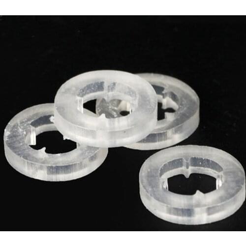 80pcs M5 Insulating washer Flat gaskets Self-drilling screw Waterproof four-corner plastic gasket Outer diameter 10mm thickness
