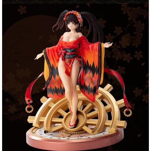 Anime Date A Live Tokisaki Kurumi kimono Ver. PVC Action Figure Model Doll Toys