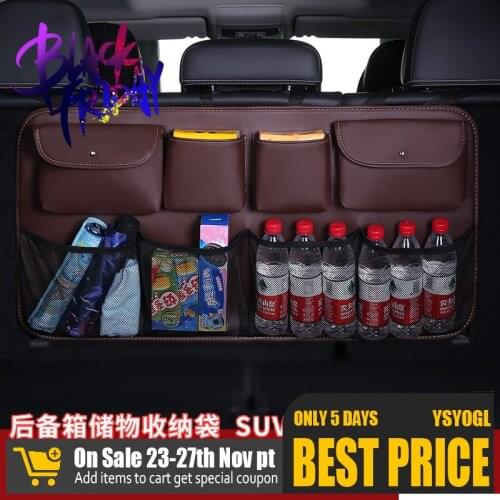 Automobile Reserve Box Leatherwear Accept Bag Will Capacity Bring String Bag Back Chair Backpack Bags For Storage, Vehicle