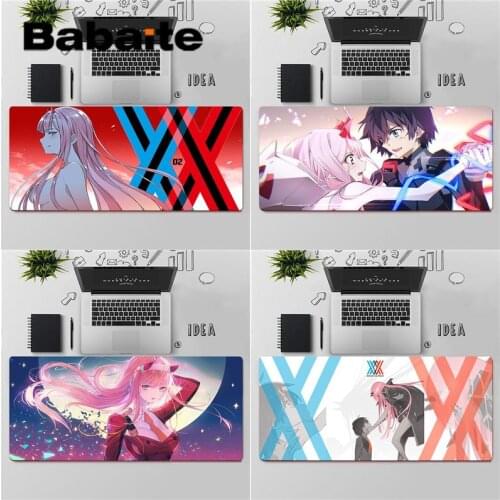 Babaite Top Quality Anime Darling in the FranXX Customized laptop Gaming mouse pad Free Shipping Large Mouse Pad Keyboards Mat