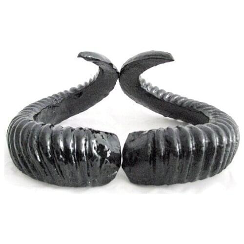 Free shipping black sheep horns for head decoration