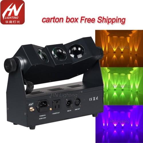 BIG SALE Tri Beam 3x10w 4 in 1 Battery Powered Wireless uplighting led wall washer rgb