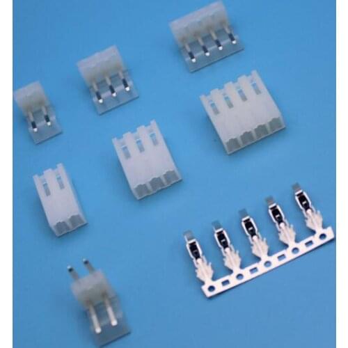 10set/20set CH3.96\2139 Wire Cable Connector 2/3/4/5/6/7/8/9/10-15Pin Pitch Male+Female Plug Socket
