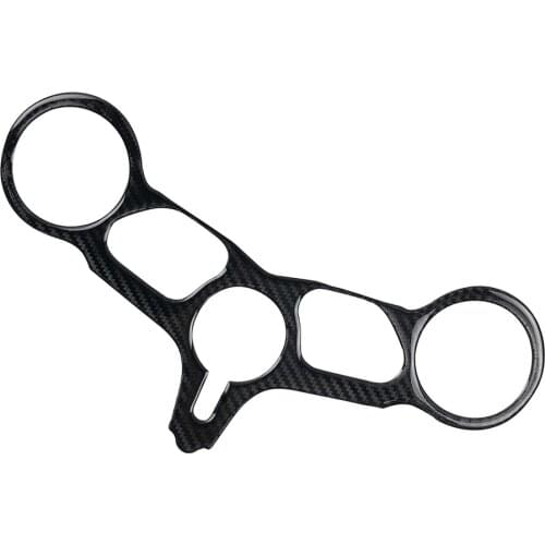 For DUCATI motorcycle 749 749R 999 2003-2006 2004 2005 3D Carbon-look Upper Triple Yoke Defender