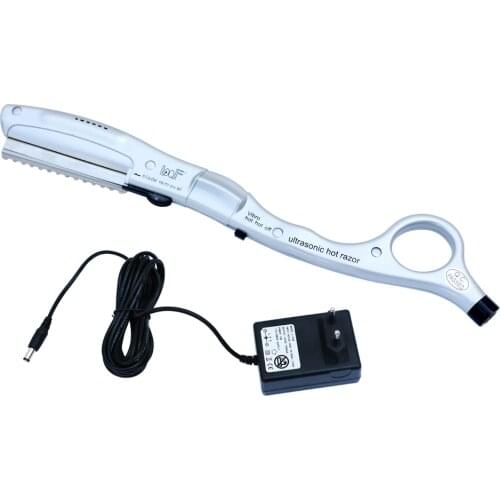 EU/US Plug Hair Scissor Trimmers Ultrasonic Hot Vibrating Razor Hair Cut Salon Tool Avoid Split Ends For Hair Cut & Styling Cut