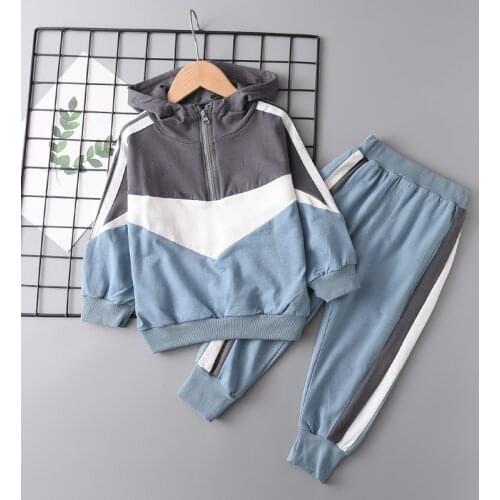 Fashion Boys Clothing Sets Baby Boys Clothes Skin-friendly and soft Sweatshirt Pants with Pockets 2Pcs Casual Kids Clothing Sets