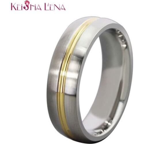 Keisha Lena Wholesale Mens Titanium Steel Ring Party Jewelry Not Fade Factory Outlet Wholesale Price