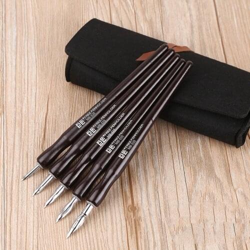 LifeMaster Japan TACHIKAWA Dip Pens Set (5 Nibs+ 1 Bag) Saji/school G/D/Maru Fountain Pen Manga Design Art Set For Comic Sketch