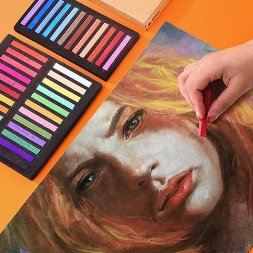 New 12/24/36/48 Colors Soft Masters Pastel Colored Chalk Set Professional Painting Drawing Coloring Dye Tools Art Supplies