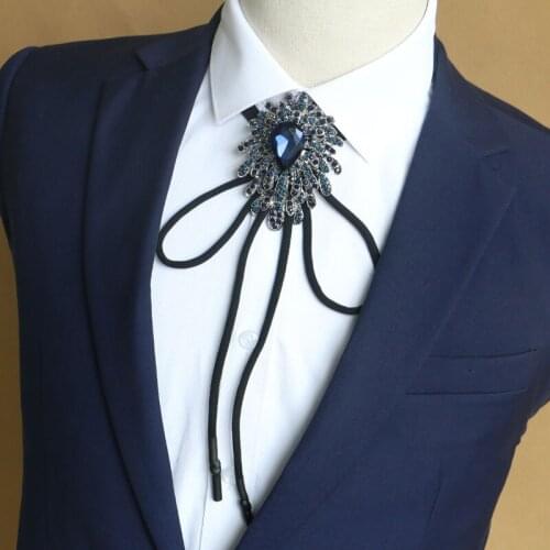 New Free Shipping FASHION male MENS Poirot led Club hosted party tie rope collar shirt personality groom accessories Headdress