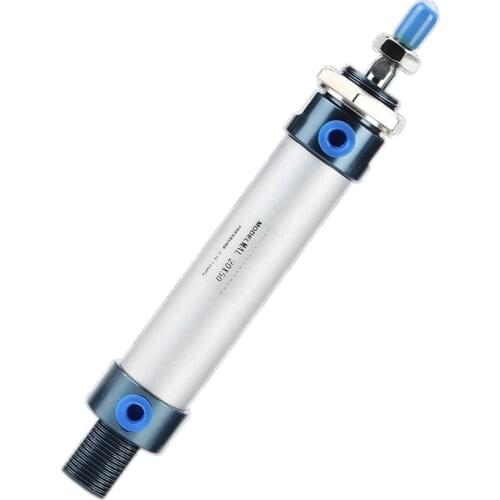 Aluminum alloy Pneumatic cylinder MAL 20mm bore 25mm-500mm stroke double acting Single Rod Air Cylinder