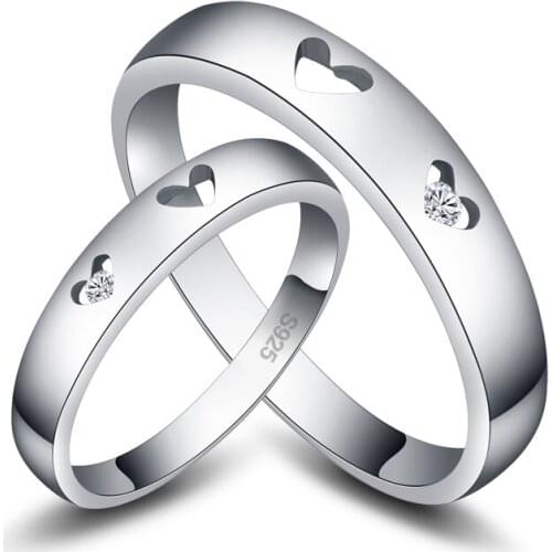 Day gift lovers ring pure silver 925 pure silver finger ring accessories ring