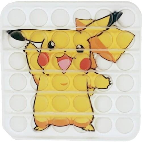 Pokemon Pikachu Pop Hot Push Bubble Fidget Toys Adult Stress Relief Toy Antistress Anti-Stress Gift Anti Stress Box Popp