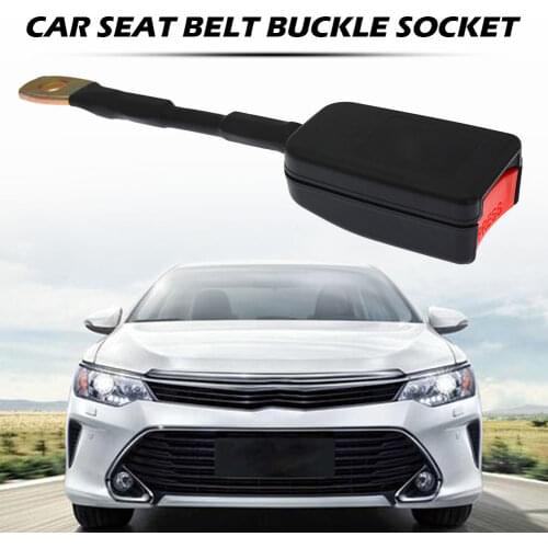 Car Seat Belt Buckle Clip Extender Unviersal Car Front Safety Belt Seatbelt Buckle Socket Plug Female Connector Extender