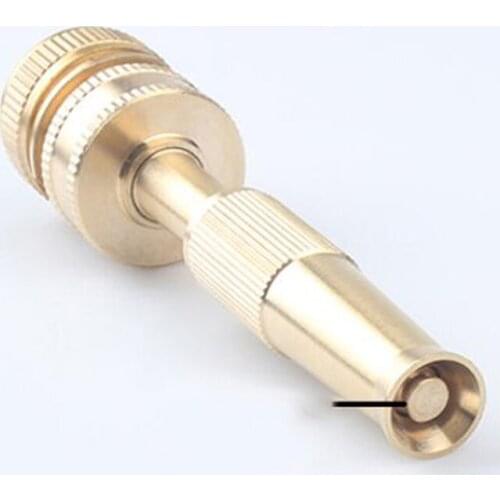 Garden Irrigation Spray Gun Adjustable Copper Sprinkler Hose Sprinkler System Car Wash Lawn Watering Water Gun 1Pc