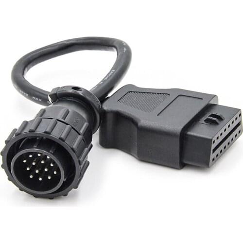 OBD2 Connector Adapter Cable For MB Truck 14 Pin OBD to OBD2 16Pin For Benz Truck OBD 2 Diagnostic Auto Tool OBD Extension Cable