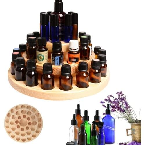 39 Slots Three Layers Essential Oil Storage Box Wooden Case Oil Organizer Aromatherapy Oils Holder Oils Display Stander