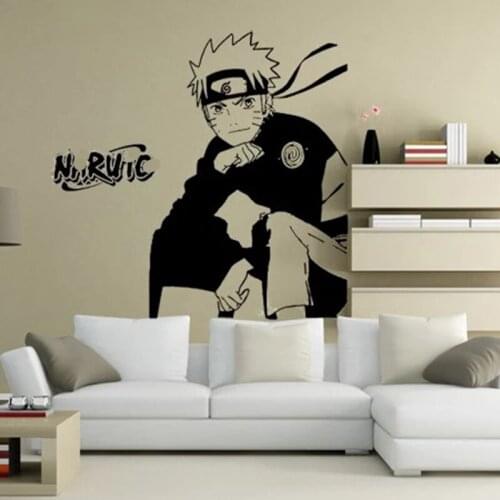 Cartoon Boy Sitting Vinyl Art Stickers Kids Boys Bedroom Decoration Door Corner Vinyl Wall Decal Removable Wall Art