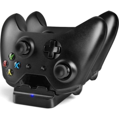Controller Charger Dual Charging Dock Station Game Chargers With Rechargeable Battery Pack USB Charging Cable For Xbox One