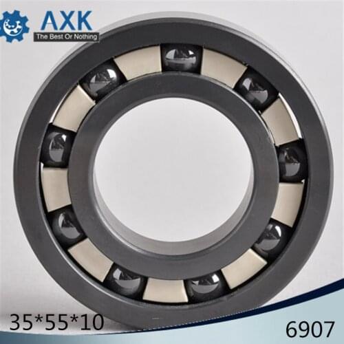 6907 Full Ceramic Bearing ( 1 PC ) 35*55*10 mm Si3N4 Material 6907CE All Silicon Nitride Ceramic 6907 Ball Bearings