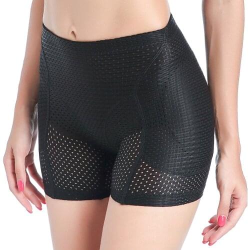 Basics Women Stretch Boyshort Legging Shorts Undershorts Breathable Mesh Slip Shorts For Hip Shaping WHShopping