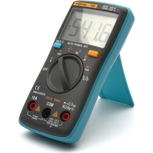 Digital Multimeter RM101/102 True RMS Auto Range Multimetro Voltmeter Ammeter Capacitance Temperature Hz NCV Tester