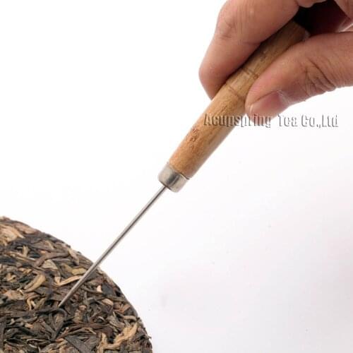 Wood Tea Needle/Knife/Cutter,For making Ripe/Raw Puerh tea,Pu'er tea accessories,bodhi Seeds arts,with Secret gifts