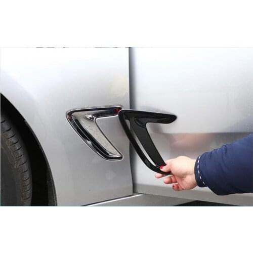 For BMW 3 Series GT Gran Turismo F34 Side Air Vent Cover Hood Intake Bezel Fender ABS Chrome Car Accessory 2013-2017