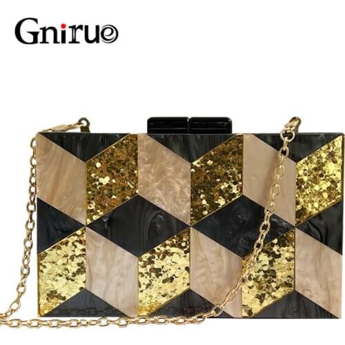 Gnirue Women's Gold Clutches