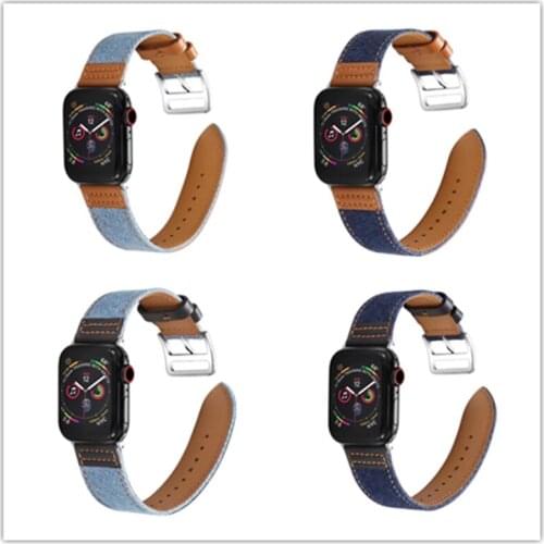 Leather Strap for Apple Watch Band 38 40 42 44mm Fashionable Casual Band Wristband Replacement Bands for IWatch 6/5/4/3/2/1/SE