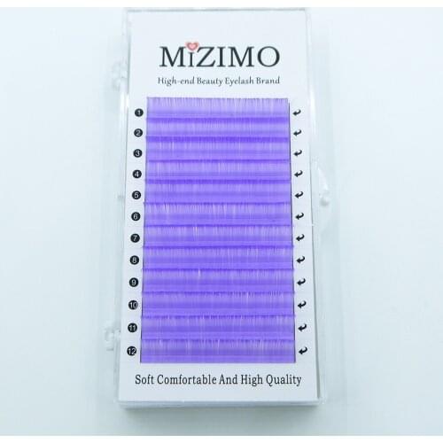 The new 16 17mm light violet grafting eyelash artificial eyelash soft eyelash personalized eyelash extension