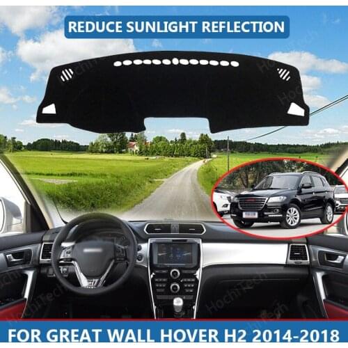 Right Hand Drive High Polyester Fiber Anti-UV Car Dashboard Cover Mat for Great Wall Hover H2 2014-2018 Cover