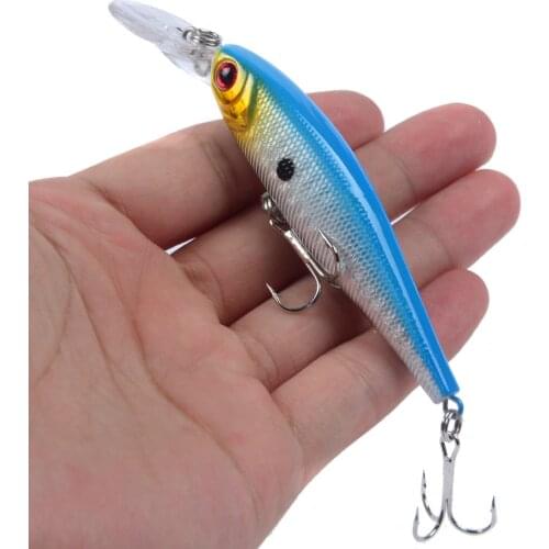 1PCS Trolling Hard Fishing Lures Swim Minnow Crankbait Wobbler Hard Bait100mm/Artificial Fishing Lures Squid Jig Fishing tackle