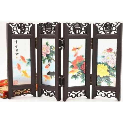 Handicrafts with Chinese characteristics, Zhang Da Qians landscape paintings, small screen ornaments #467