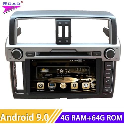 Roadlover Android 9.0 Car DVD Automotive Player Radio For Toyota Prado LC950 Prado 950 2014- Stereo GPS Navigation Magnitol 2Din