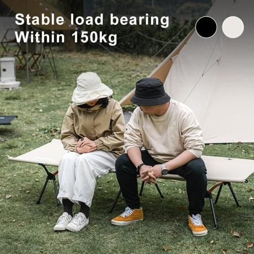 Mountaineering Folding Bed Camping Cot Portable Office Single Bed Outdoor Camp Tent Sleeping Bed For Outdoor Camp Hiking Cot Bed