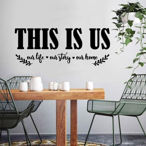 Modern this is US Removable Art Vinyl Wall Stickers Removable Wall Sticker Bedroom Nursery Decoration