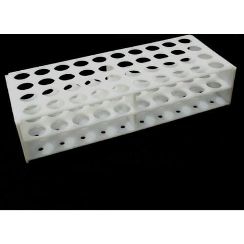Test Tube Rack Test Tube Holder HIPS Polystyrene Integrated Rack For Tube Hole Diameter 22 mm 40 Well Resistant Temperature&Acid