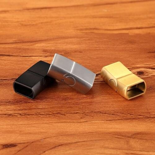 XQNI DIY Stainless Steel Buckle Gold/Black/Steel Color For Choice Free combination Gift