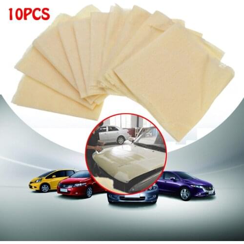 10Pcs 35x22cm Yellow Spray Paint Sticky Car Dust Cloth Rags Sticky Paint Body Shop Resin Lint Dust Automotive Paint Sticky Cloth