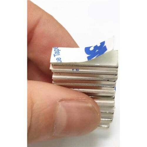 3M Rectangular magnet 20x6x2 40x20x2 50x6x1.5 12x12x1 20x10x1 20x10x5 20x10x3 20x10x2mm+3m adhesive magnet N35 NdFeB magnet