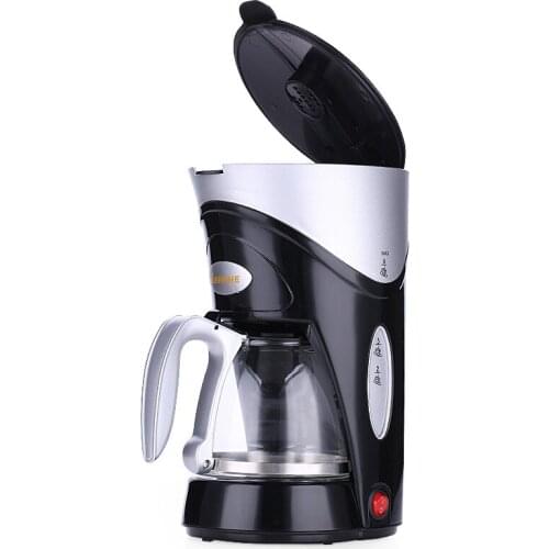 Household Semi-automatic Coffee Machine Multi-function Drip American Machine Can Brew Tea Mini Coffee Maker TW1711