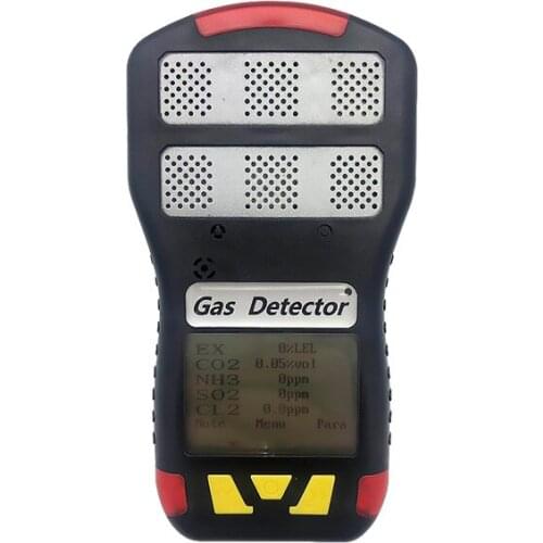 CE ATEX New price Portable 6 in 1 gas detector EX CO H2S O2 CO2 NH3 analyzer