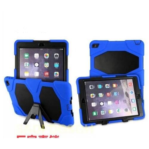Case For iPad Air ipad 5 3 in 1 Hybrid Plastic+Silicon Heavy Duty Shockproof Dual Layer Rugged Military Armor Back Cover Air+pen