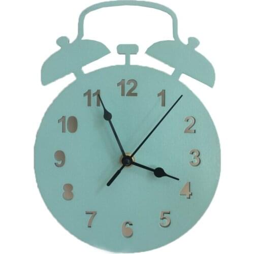 Modern Design Wooden Pineapple DIY Wall Clock Kids Children Bedroom Decor Alarm Shaped Digital Clock Living Room Home Decoration